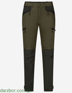 Seeland Larch stretch brown/green - letnie spodnie damskie ze streczem