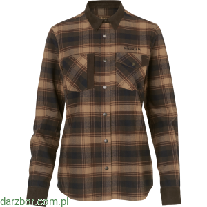 Koszula Harkila AIVAK Damska L/S Burgundy