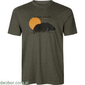 Koszulka SEELAND Night Fever t-shirt green S/S