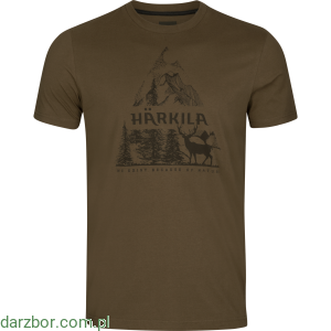 Koszulka Harkila Nature S/S T-shirt - Willow Green