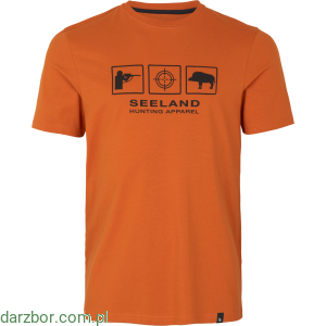 Koszulka SEELAND Lanner t-shirt Gold Flame