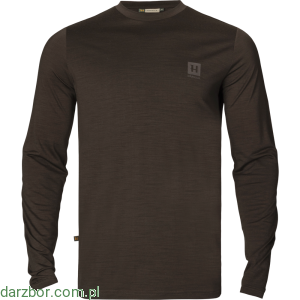Koszulka Harkila Base All Season L/S Brown