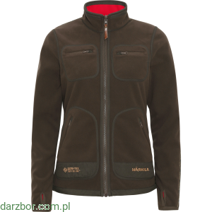 Damski polar Harkila Kamko Brown/Red 