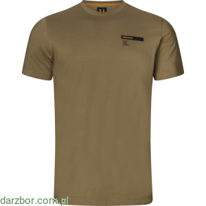 T-Shirt Męski Harkila Logo Band Dark antique bronze