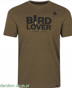 T-shirt Seeland Bird Lover Dark Olive Melange